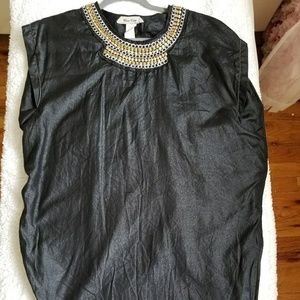 A black ethnic dress